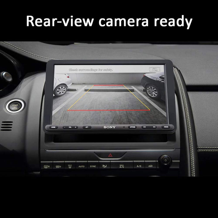 Sony Car Stereo XAV-AX8000 22.7 cm (8.95 inch) Large Screen Digital Media Receiver with Bluetooth, Android Auto, Apple Car Play, WebLink™ Cast, PRE Out - 3 x 5V, Output Power - 55W x 4