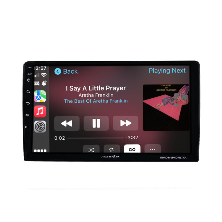 NIPPON NDROID 9PRO(T) with T-Link 2/32 GB Wireless Apple Car Play and Android Auto with 9 Inch High Touch Panel Android 10.1, IPS Display, Bluetooth, WiFi, GPS, 40 Skin Included