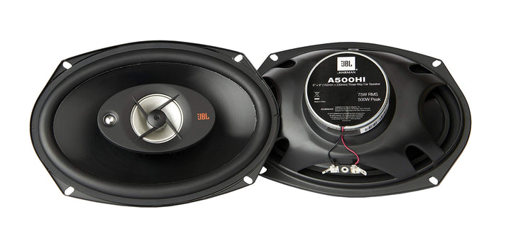 JBL Stage1621F - 350W 6"(16Cm), 2 Way Coaxial Speaker, Polypropylene Woofer Cone, Mylar Balanced Dome Tweeter (No Grill) - Black